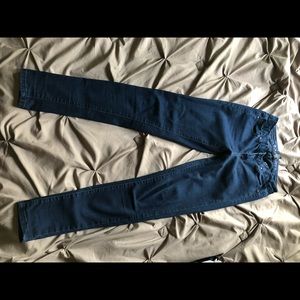 Dark blue wash jeans